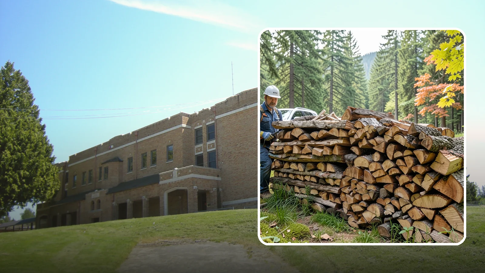 Outdoor Fireplace Wood in Maple Valley, King County, WA - Seasoned firewood delivery for outdoor fireplaces, patios, and covered living spaces.