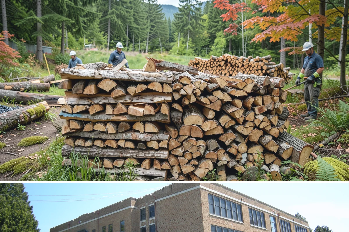 Outdoor Fireplace Wood in Maple Valley, King County, WA - Outdoor fireplaces get heavy use in spring and fall shoulder seasons, so stock up ahead of those months.