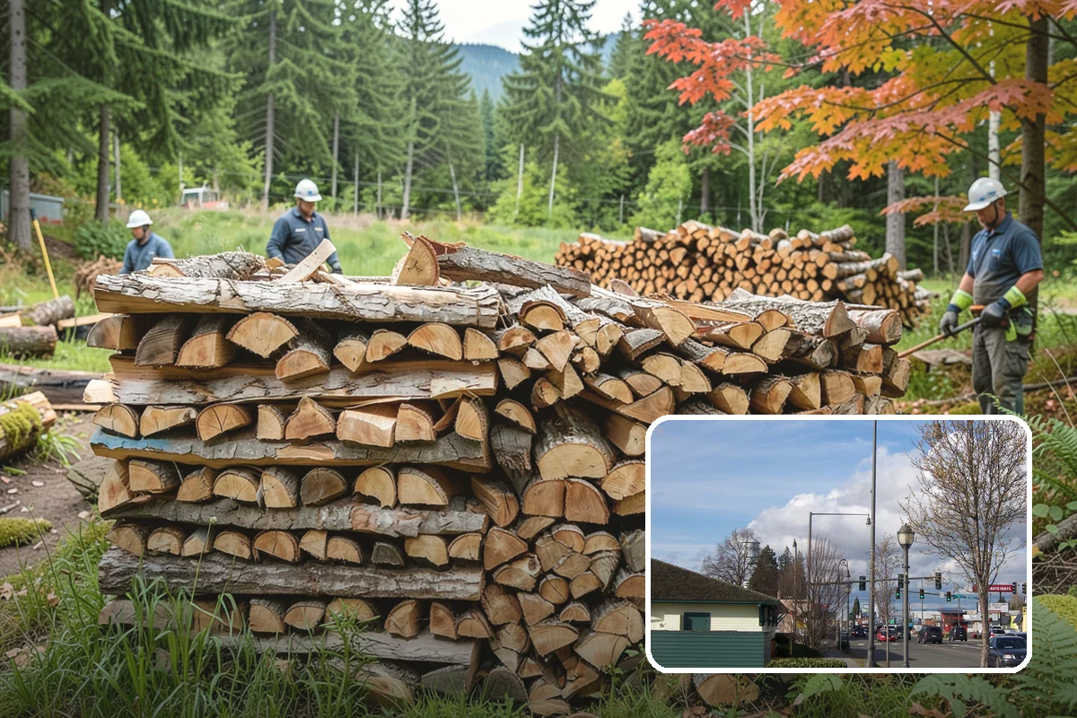 Outdoor Fireplace Wood in Marysville, Snohomish County, WA - Seasoned for a clean, steady flame