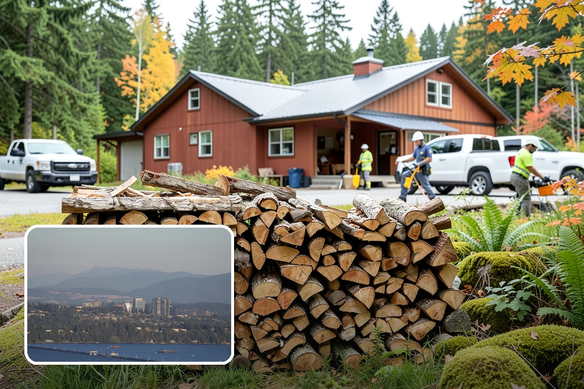 Outdoor Fireplace Wood in Medina, King County, WA - Seasoned for a clean, steady flame
