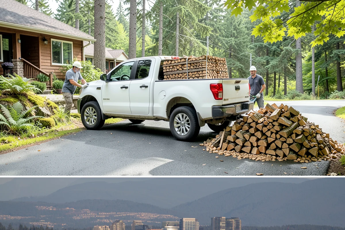 Outdoor Fireplace Wood in Medina, King County, WA - Outdoor fireplaces get heavy use in spring and fall shoulder seasons, so stock up ahead of those months.
