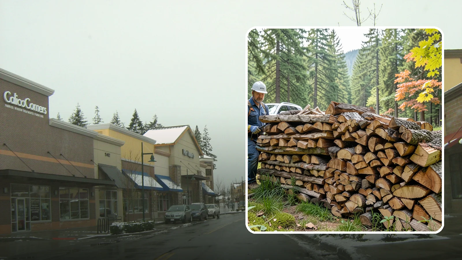 Outdoor Fireplace Wood in Mill Creek, Snohomish County, WA - Seasoned firewood delivery for outdoor fireplaces, patios, and covered living spaces.