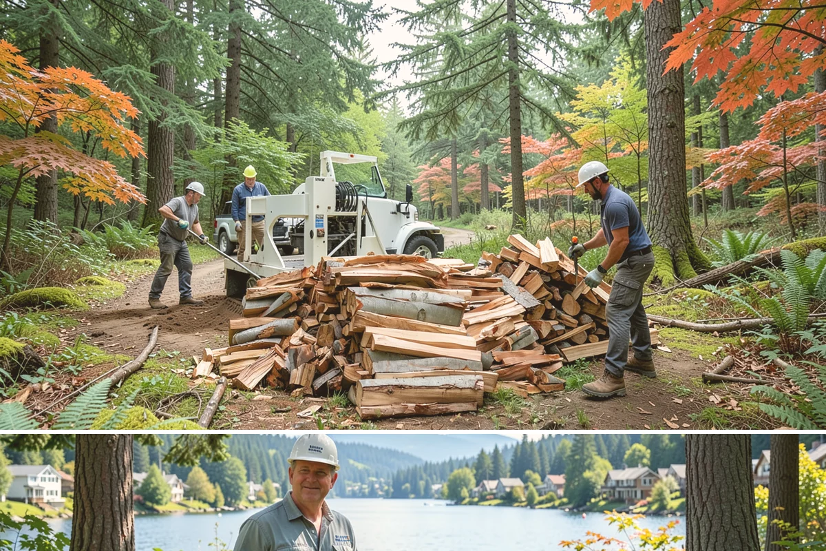 Outdoor Fireplace Wood in Milton, King County, WA - Outdoor fireplaces get heavy use in spring and fall shoulder seasons, so stock up ahead of those months.