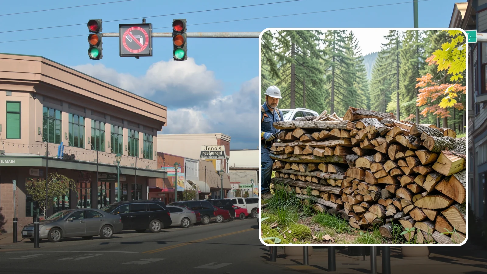 Outdoor Fireplace Wood in Monroe, Snohomish County, WA - Seasoned firewood delivery for outdoor fireplaces, patios, and covered living spaces.