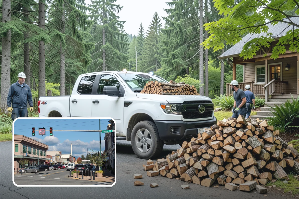 Outdoor Fireplace Wood in Monroe, Snohomish County, WA - Seasoned for a clean, steady flame