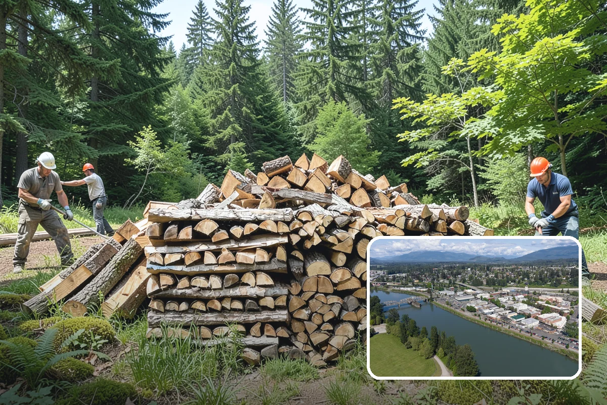 Outdoor Fireplace Wood in Mount Vernon, WA - Seasoned for a clean, steady flame