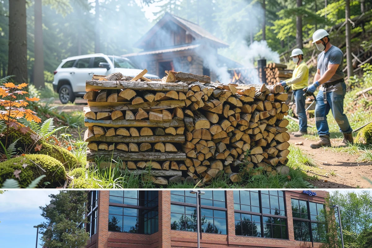Outdoor Fireplace Wood in Mountlake Terrace, Snohomish County, WA - Outdoor fireplaces get heavy use in spring and fall shoulder seasons, so stock up ahead of those months.