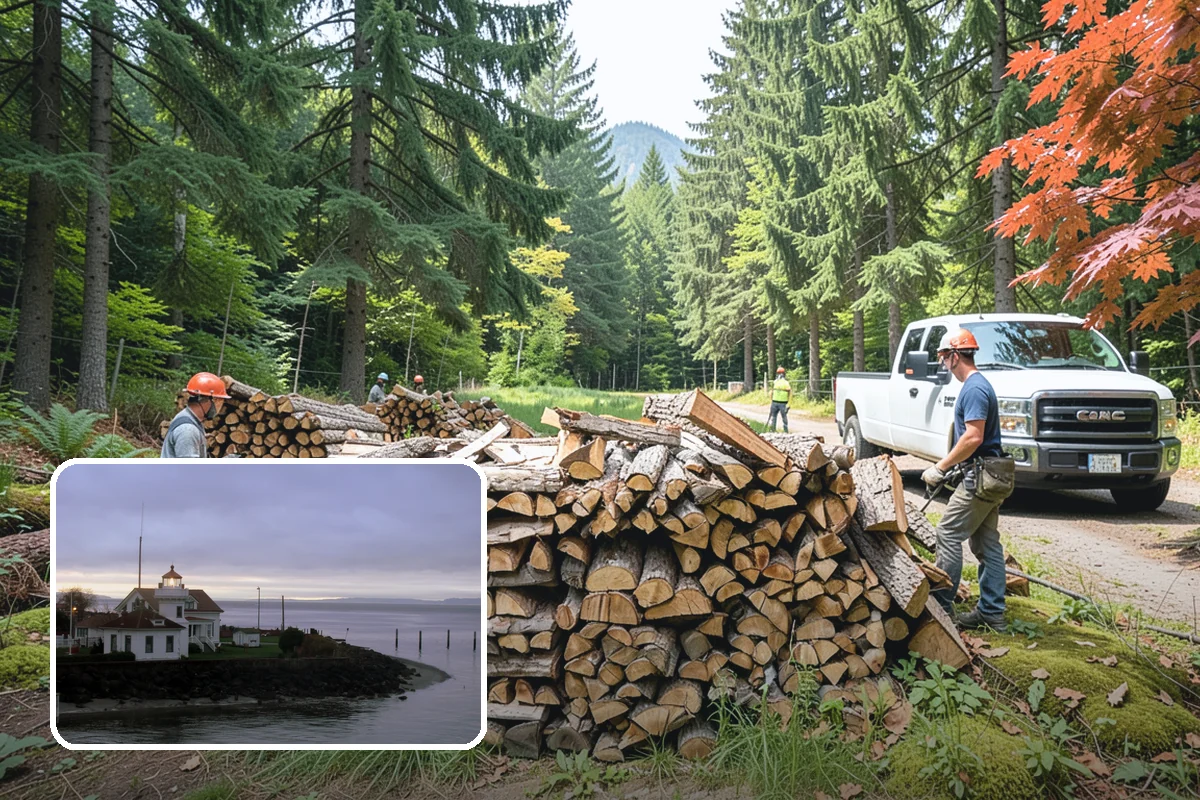 Outdoor Fireplace Wood in Mukilteo, Snohomish County, WA - Seasoned for a clean, steady flame