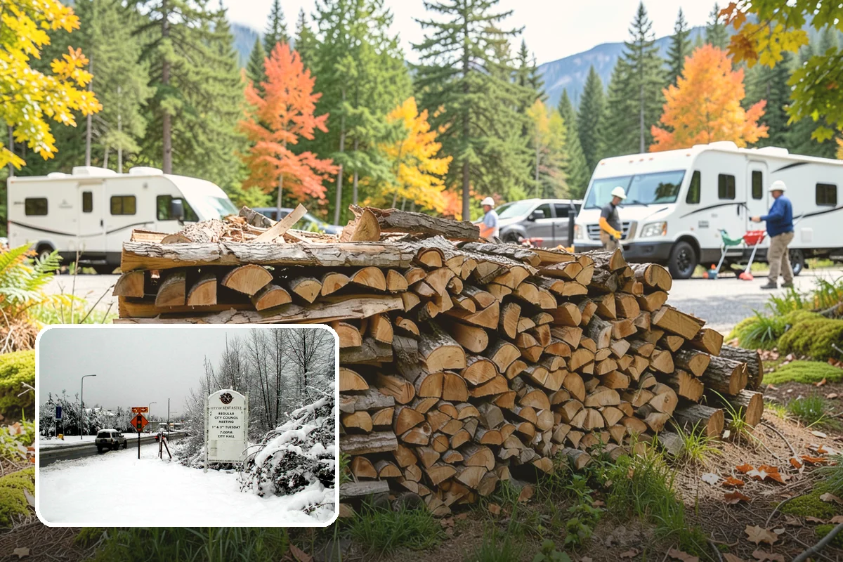 Outdoor Fireplace Wood in Newcastle, King County, WA - Seasoned for a clean, steady flame