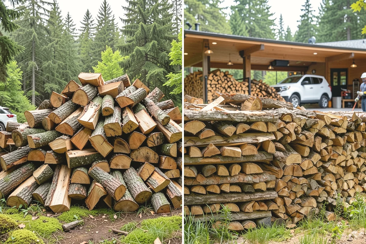 Outdoor Fireplace Wood in North Bend, King County, WA - Tell us about your fireplace and access