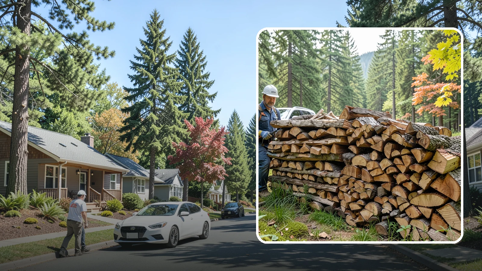 Outdoor Fireplace Wood in Orting, Pierce County, WA - Seasoned firewood delivery for outdoor fireplaces, patios, and covered living spaces.