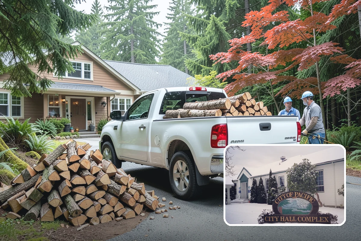 Outdoor Fireplace Wood in Pacific, King County, WA - Seasoned for a clean, steady flame