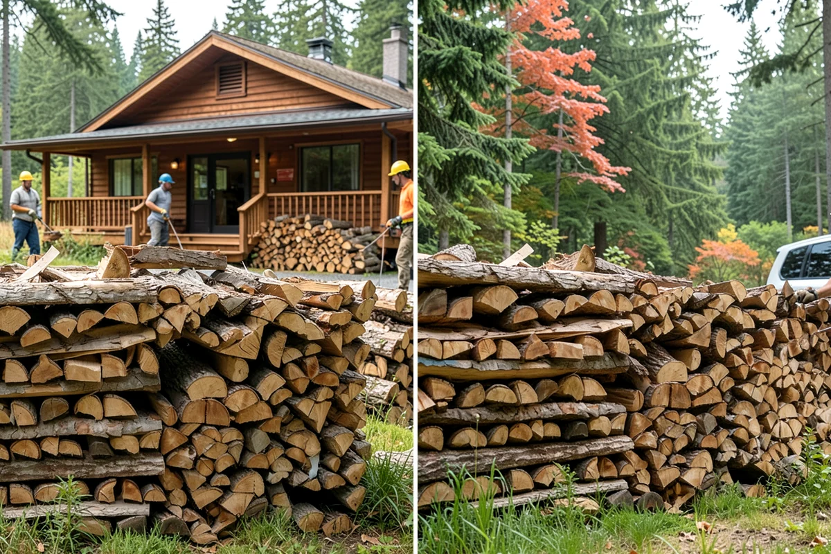 Outdoor Fireplace Wood in Pacific, King County, WA - Tell us about your fireplace and access