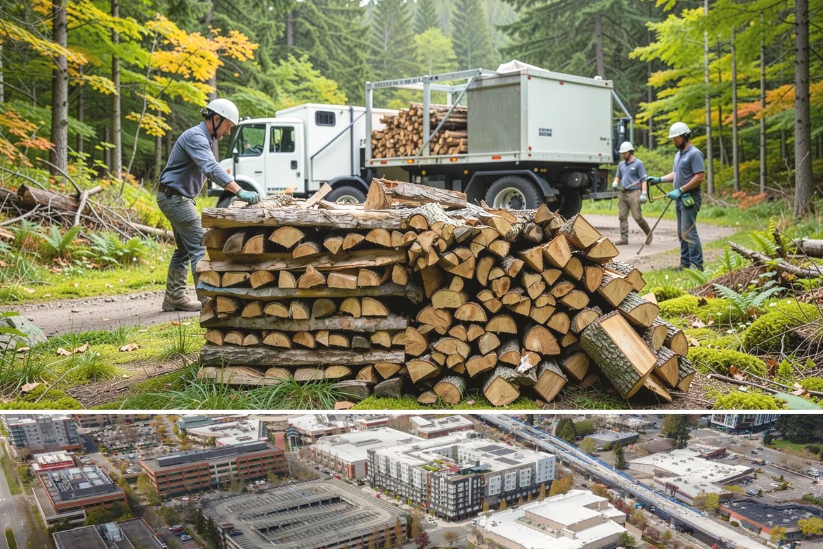 Outdoor Fireplace Wood in Redmond, King County, WA - Outdoor fireplaces get heavy use in spring and fall shoulder seasons, so stock up ahead of those months.