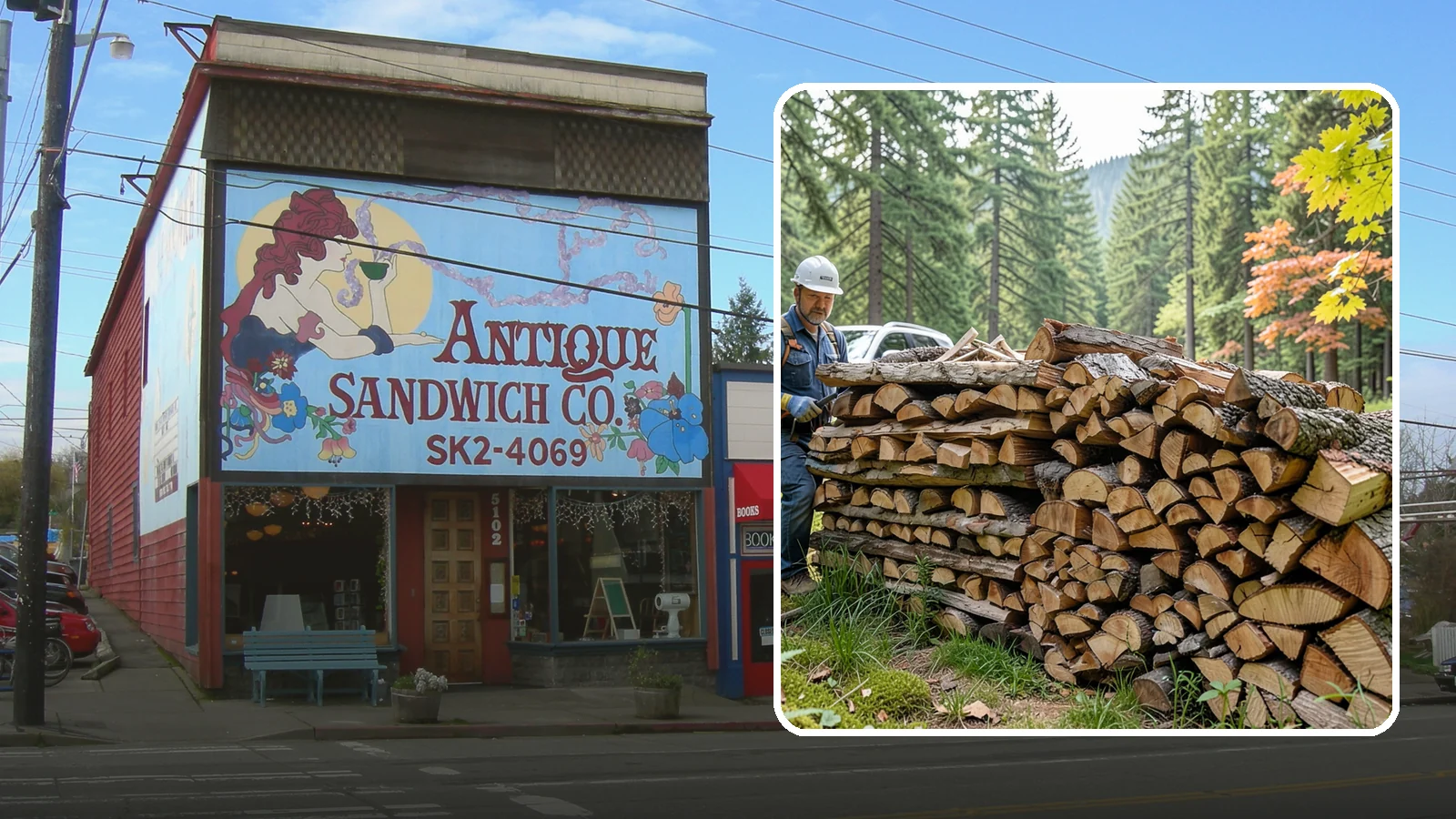 Outdoor Fireplace Wood in Ruston, Pierce County, WA - Seasoned firewood delivery for outdoor fireplaces, patios, and covered living spaces.