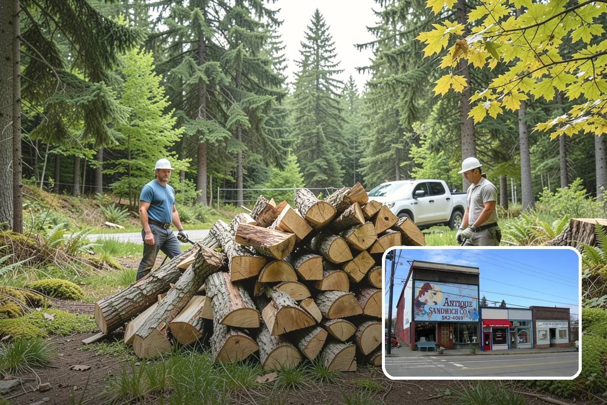 Outdoor Fireplace Wood in Ruston, Pierce County, WA - Seasoned for a clean, steady flame