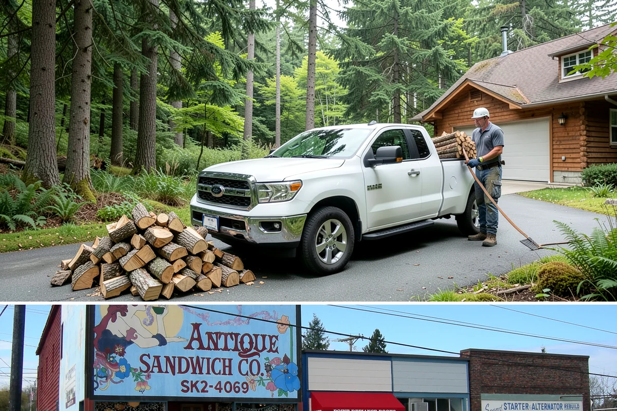 Outdoor Fireplace Wood in Ruston, Pierce County, WA - Outdoor fireplaces get heavy use in spring and fall shoulder seasons, so stock up ahead of those months.