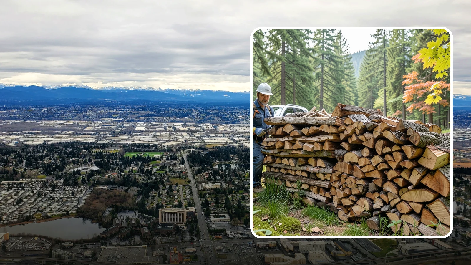 Outdoor Fireplace Wood in SeaTac, WA - Seasoned firewood delivery for outdoor fireplaces, patios, and covered living spaces.