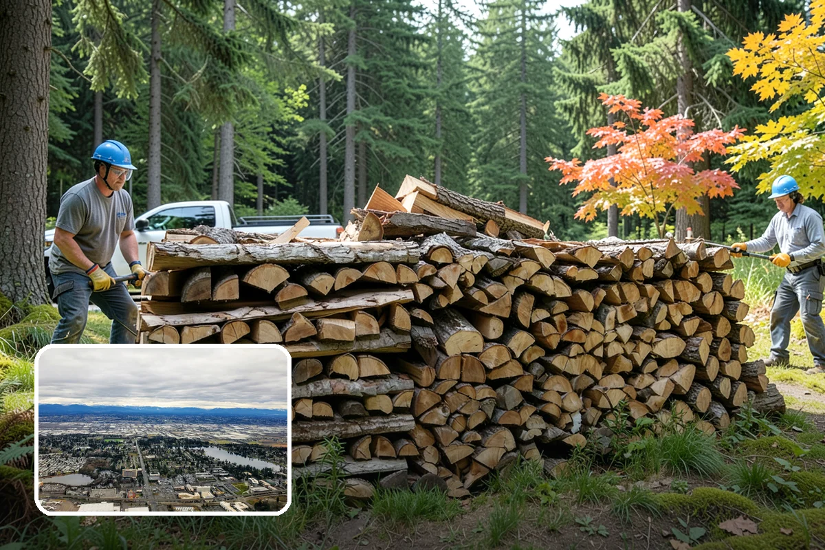 Outdoor Fireplace Wood in SeaTac, WA - Seasoned for a clean, steady flame