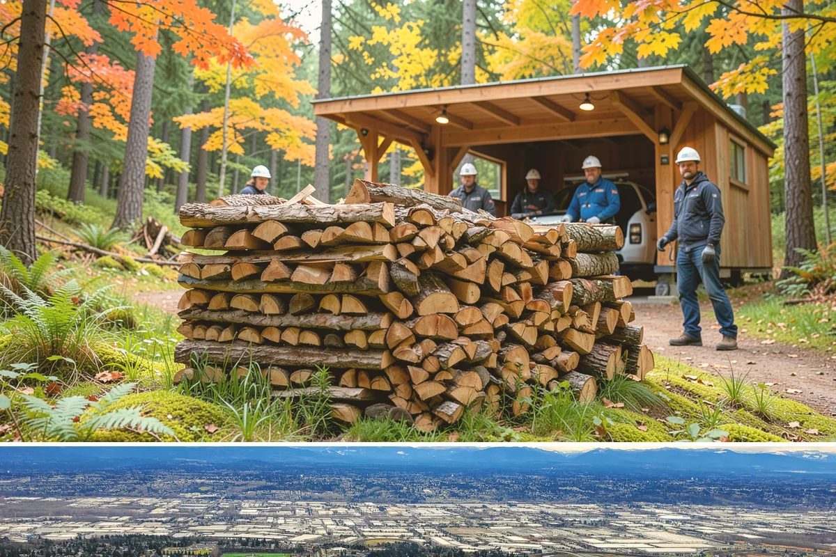 Outdoor Fireplace Wood in SeaTac, WA - Outdoor fireplaces get heavy use in spring and fall shoulder seasons, so stock up ahead of those months.