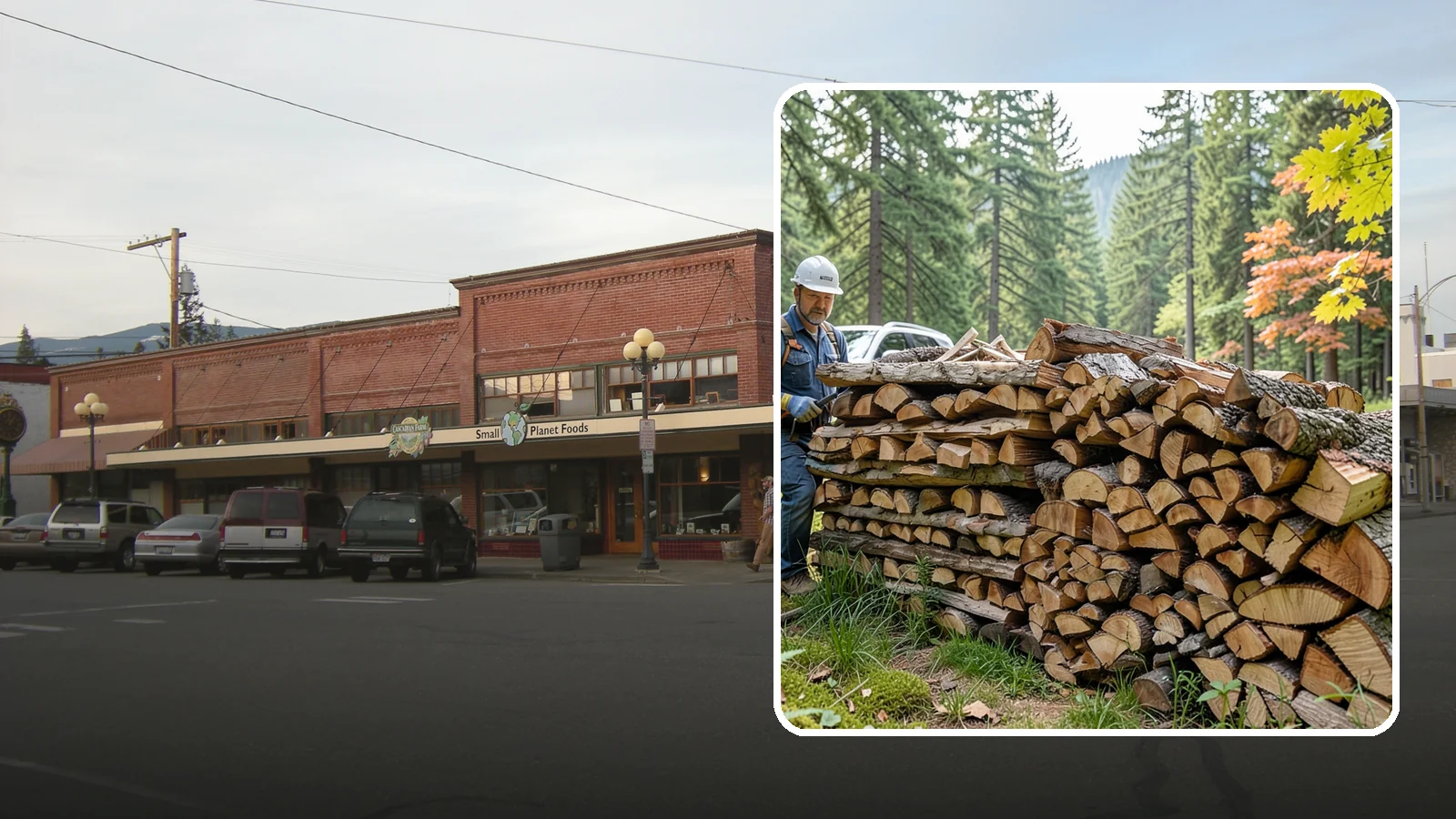 Outdoor Fireplace Wood in Sedro-Woolley, Skagit County, WA - Seasoned firewood delivery for outdoor fireplaces, patios, and covered living spaces.