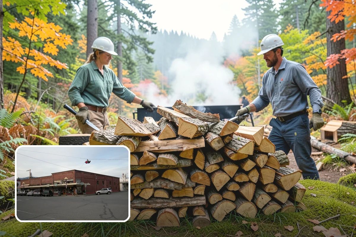 Outdoor Fireplace Wood in Sedro-Woolley, Skagit County, WA - Seasoned for a clean, steady flame