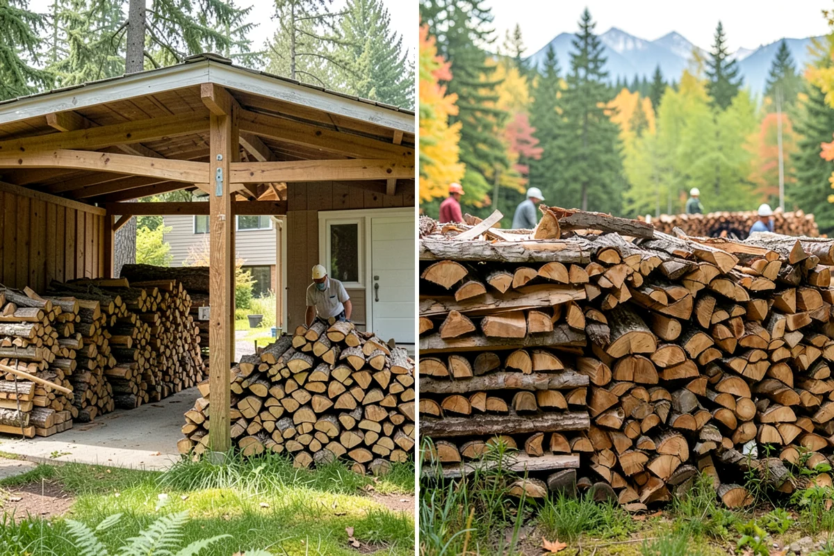 Outdoor Fireplace Wood in Sedro-Woolley, Skagit County, WA - Tell us about your fireplace and access