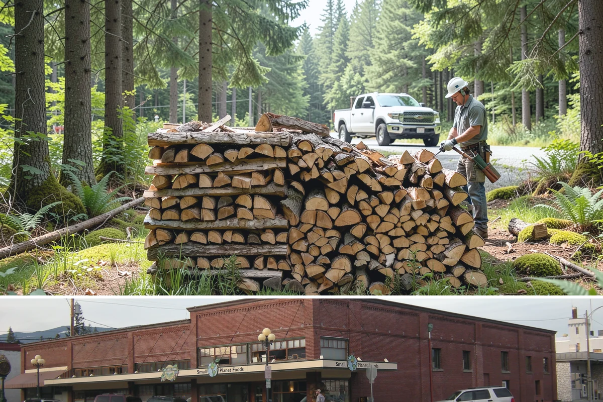 Outdoor Fireplace Wood in Sedro-Woolley, Skagit County, WA - Outdoor fireplaces get heavy use in spring and fall shoulder seasons, so stock up ahead of those months.