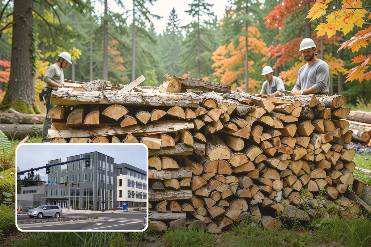Outdoor Fireplace Wood in Shoreline, King County, WA - Seasoned for a clean, steady flame
