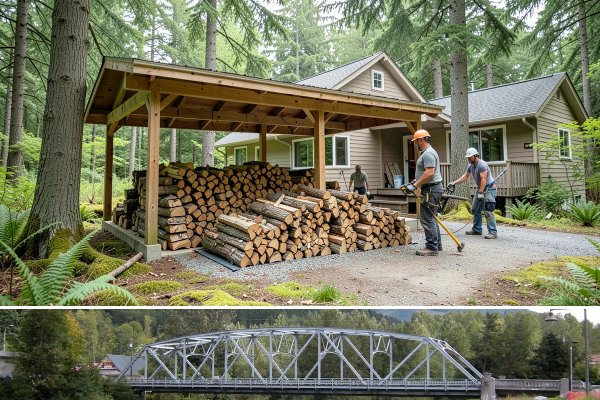 Outdoor Fireplace Wood in Skykomish, King County, WA - Outdoor fireplaces get heavy use in spring and fall shoulder seasons, so stock up ahead of those months.