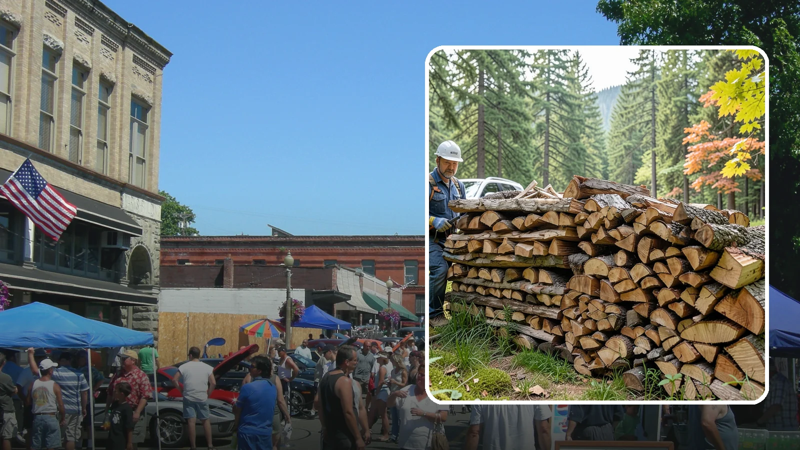 Outdoor Fireplace Wood in Snohomish, Snohomish County, WA - Seasoned firewood delivery for outdoor fireplaces, patios, and covered living spaces.