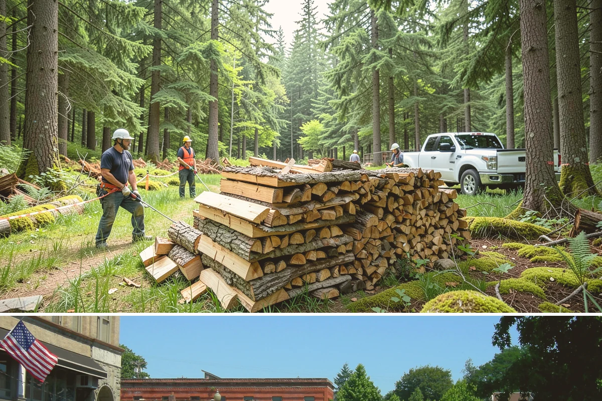 Outdoor Fireplace Wood in Snohomish, Snohomish County, WA - Outdoor fireplaces get heavy use in spring and fall shoulder seasons, so stock up ahead of those months.
