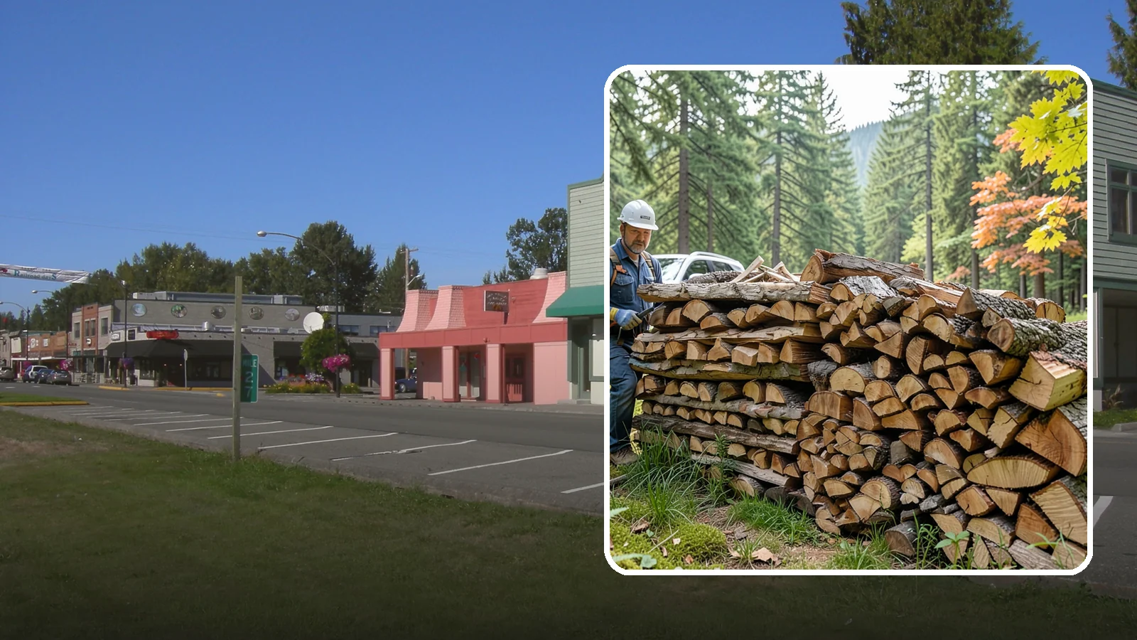 Outdoor Fireplace Wood in Snoqualmie, King County, WA - Seasoned firewood delivery for outdoor fireplaces, patios, and covered living spaces.