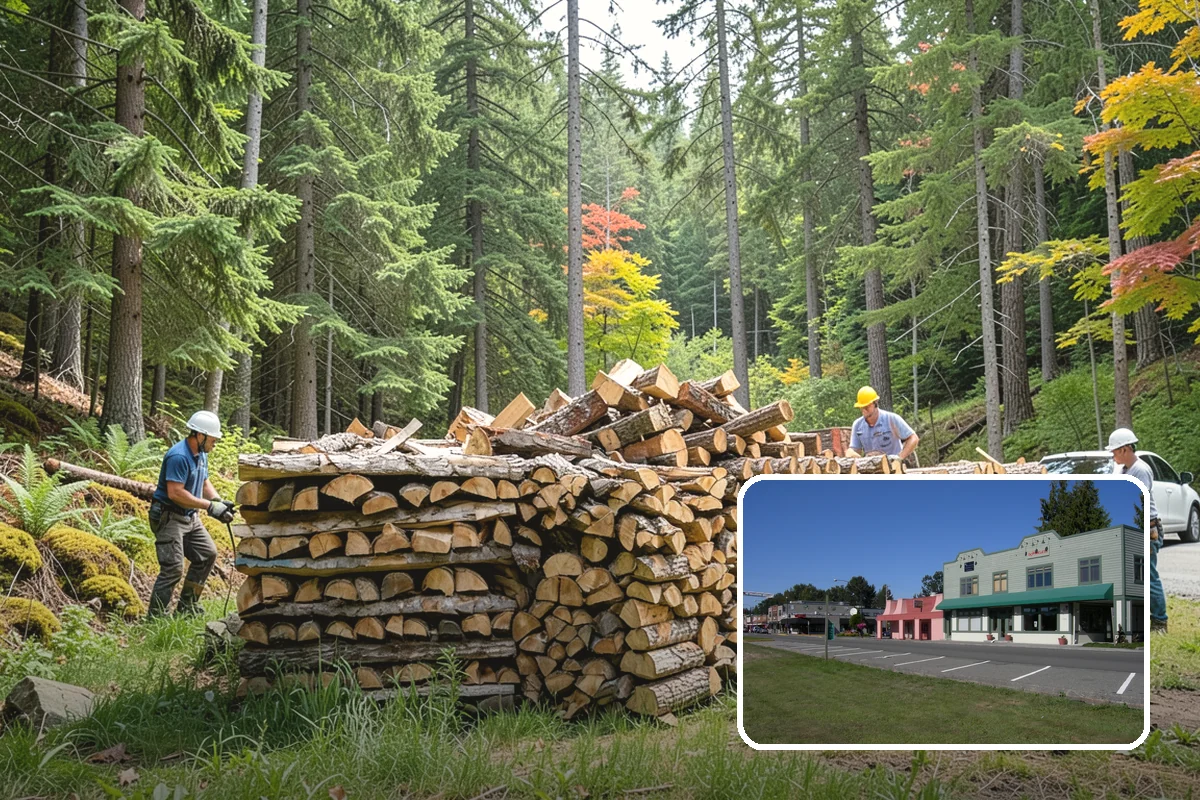 Outdoor Fireplace Wood in Snoqualmie, King County, WA - Seasoned for a clean, steady flame