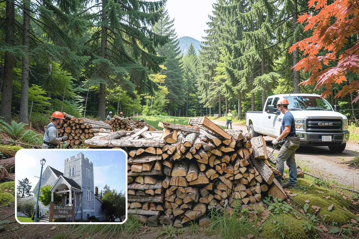 Outdoor Fireplace Wood in Steilacoom, Pierce County, WA - Seasoned for a clean, steady flame