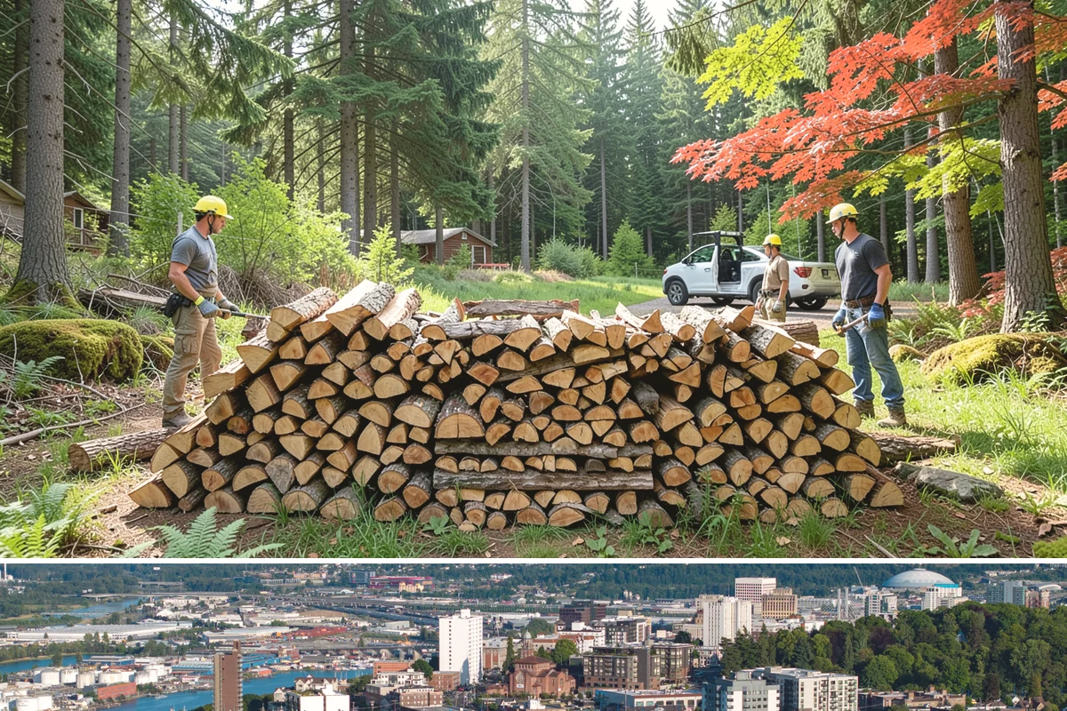 Outdoor Fireplace Wood in Tacoma, Pierce County, WA - Outdoor fireplaces get heavy use in spring and fall shoulder seasons, so stock up ahead of those months.