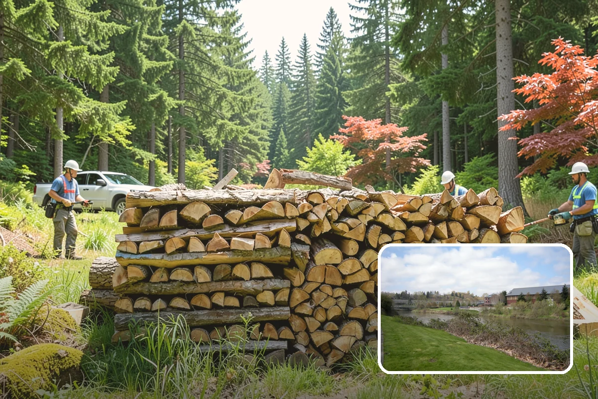Outdoor Fireplace Wood in Tukwila, King County, WA - Seasoned for a clean, steady flame