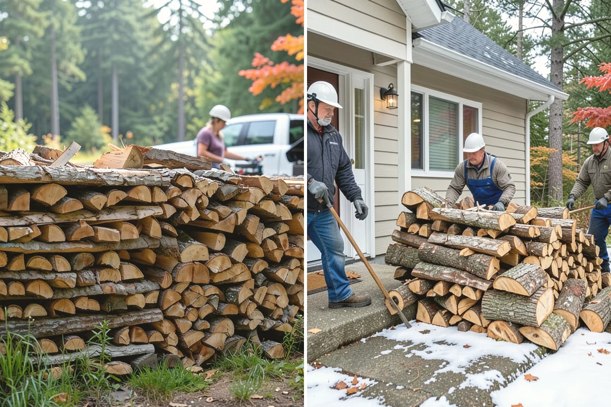 Outdoor Fireplace Wood in University Place, Pierce County, WA - Tell us about your fireplace and access