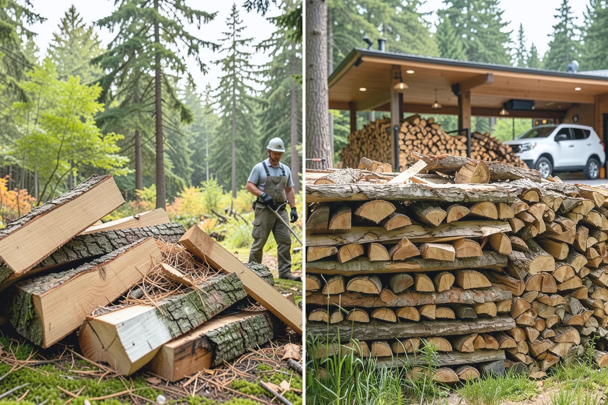 Outdoor Fireplace Wood in Wilkeson, Pierce County, WA - Tell us about your fireplace and access