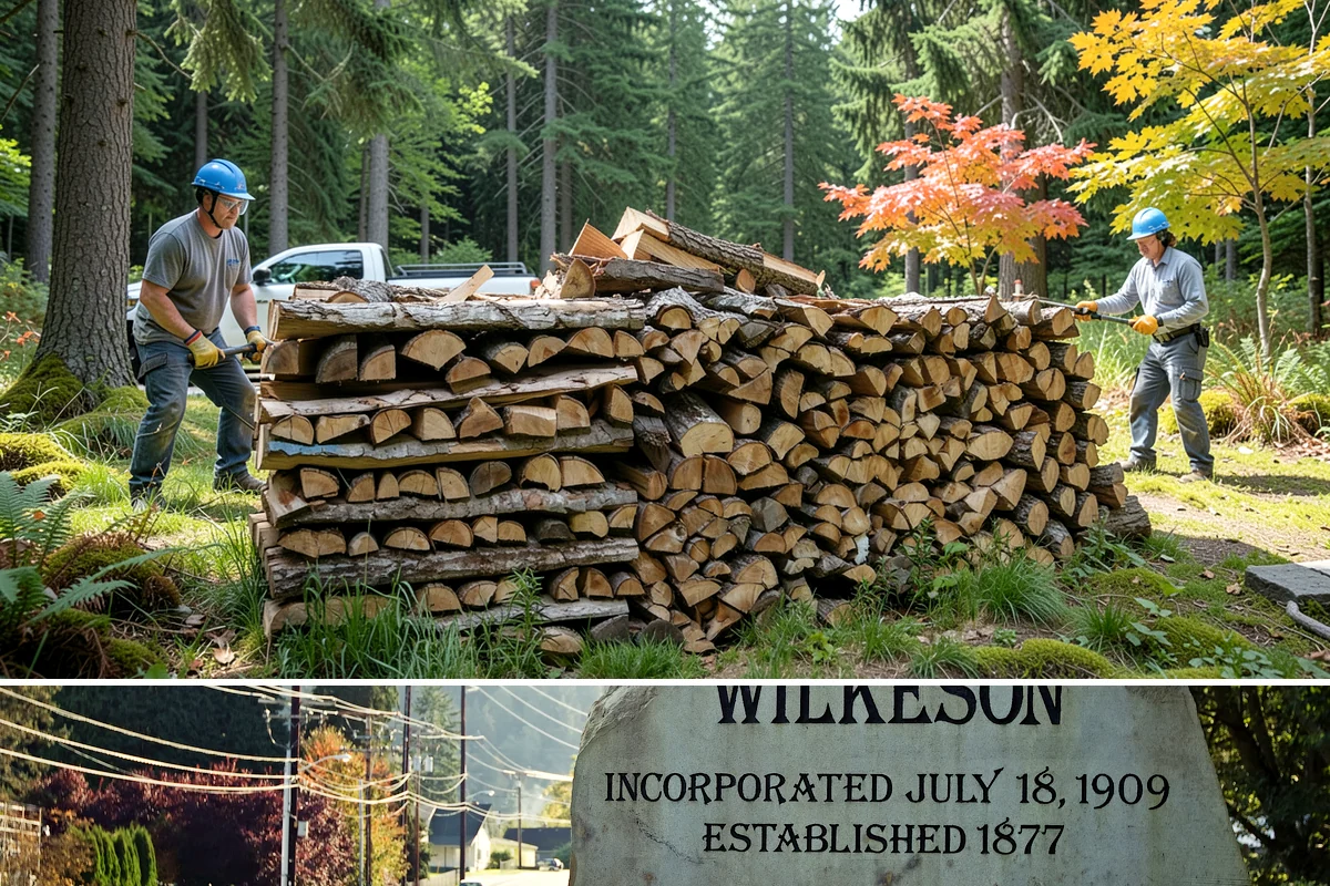 Outdoor Fireplace Wood in Wilkeson, Pierce County, WA - Outdoor fireplaces get heavy use in spring and fall shoulder seasons, so stock up ahead of those months.