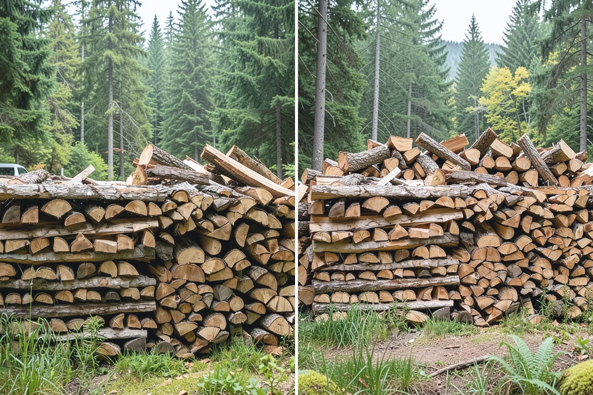 Outdoor Stacking in Coupeville, Island County, WA - Deliver the ordered volume to your chosen spot