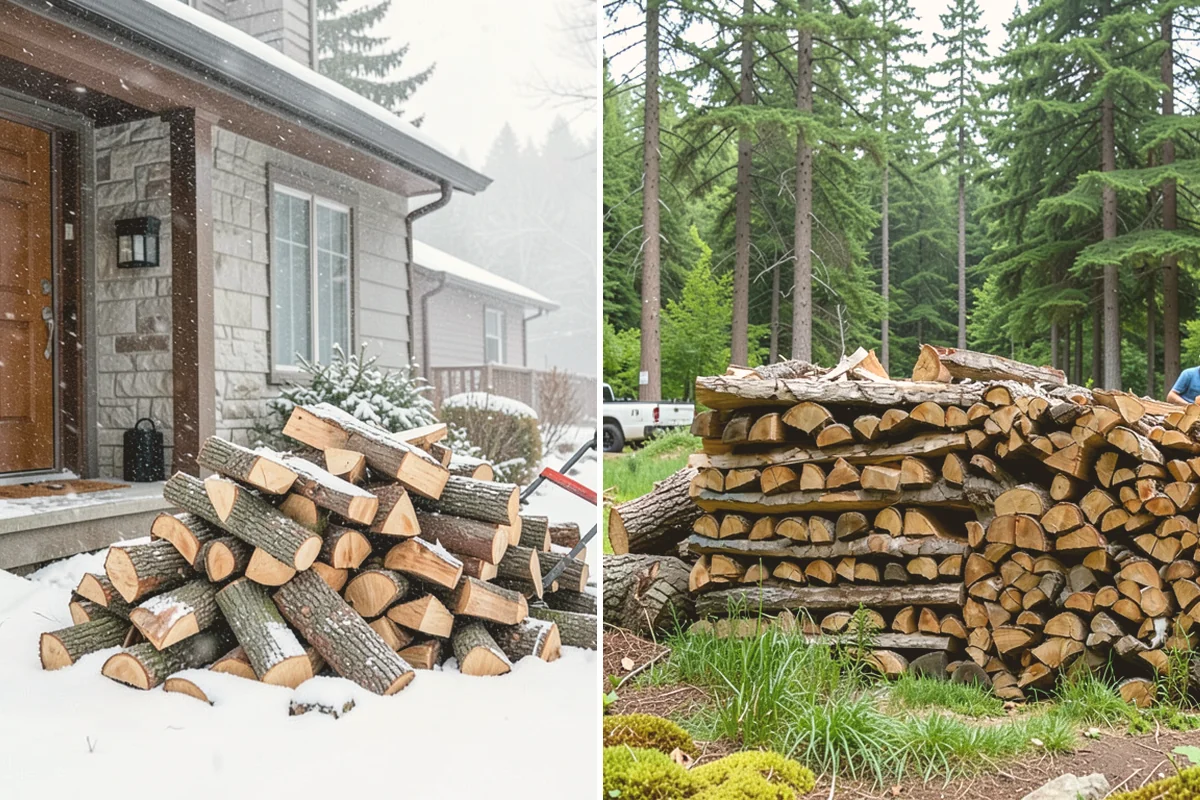 Outdoor Stacking in Kent, King County, WA - Deliver the ordered volume to your chosen spot