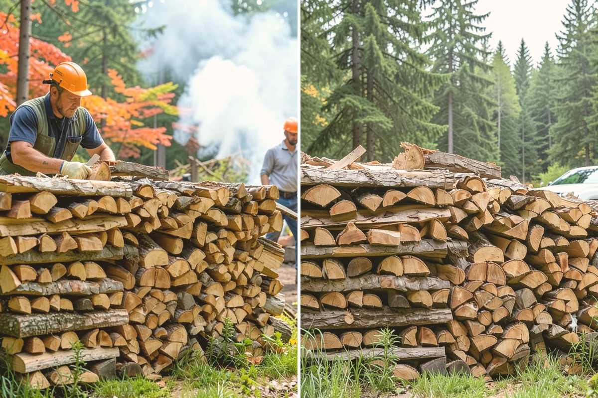 Outdoor Stacking in Kirkland, King County, WA - Deliver the ordered volume to your chosen spot
