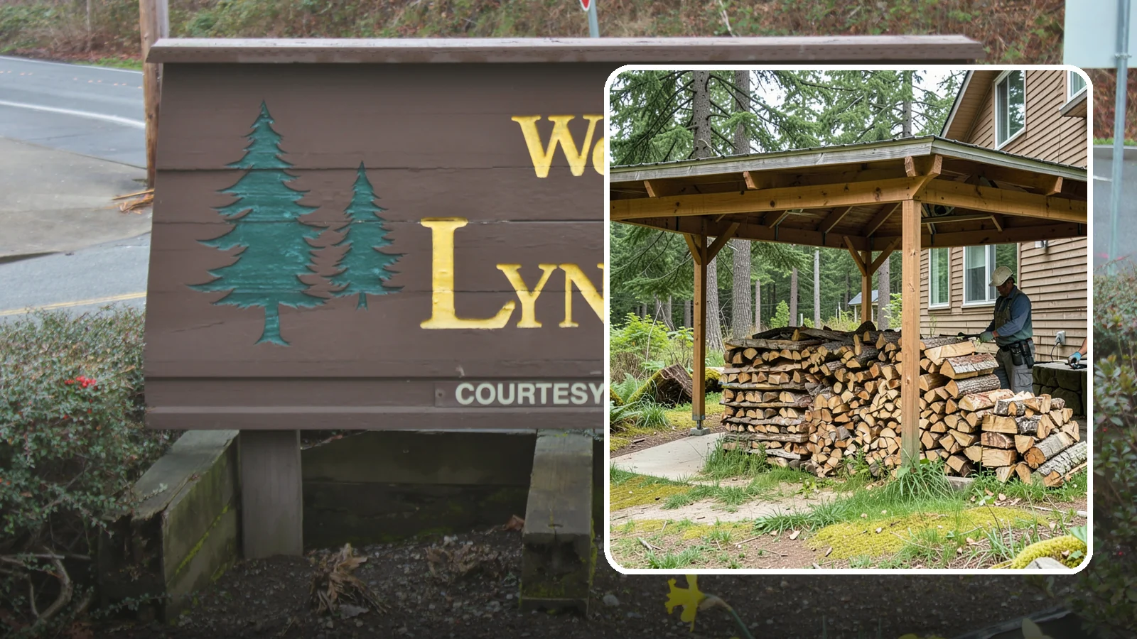 Outdoor Stacking in Lynnwood, Snohomish County, WA - We stack your delivered firewood outdoors in stable, well-ventilated rows built to season fast and stand up to PNW weather.