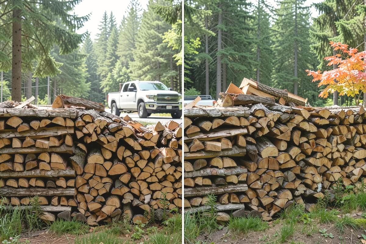 Outdoor Stacking in Mountlake Terrace, Snohomish County, WA - Deliver the ordered volume to your chosen spot