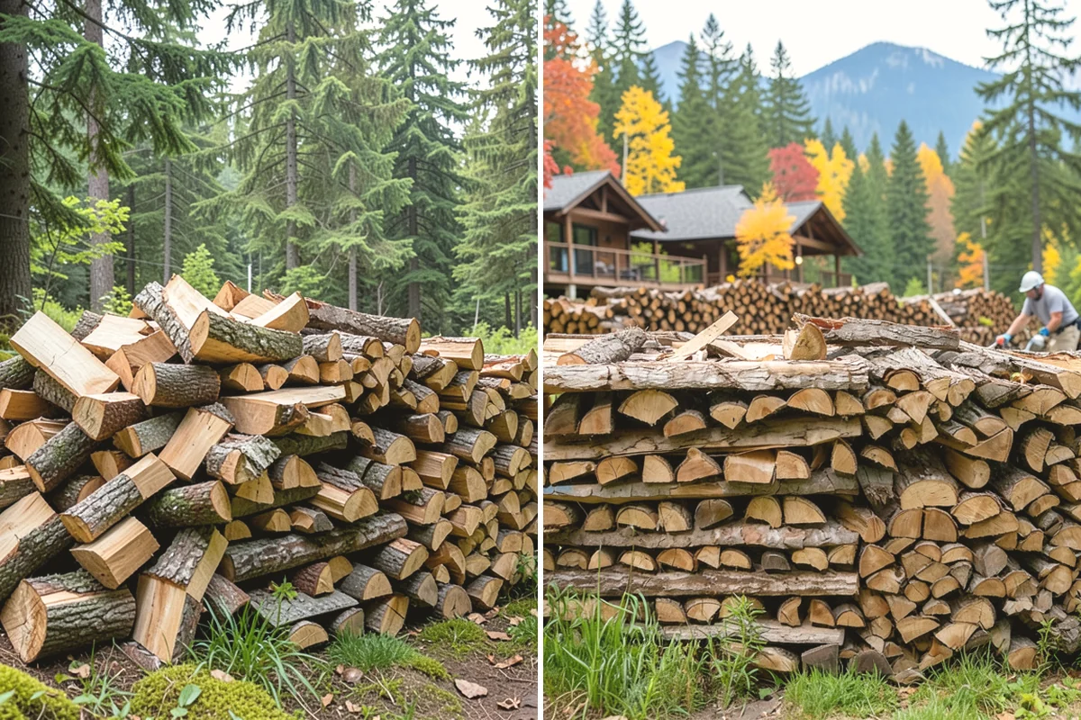 Outdoor Stacking in Oak Harbor, Island County, WA - Deliver the ordered volume to your chosen spot