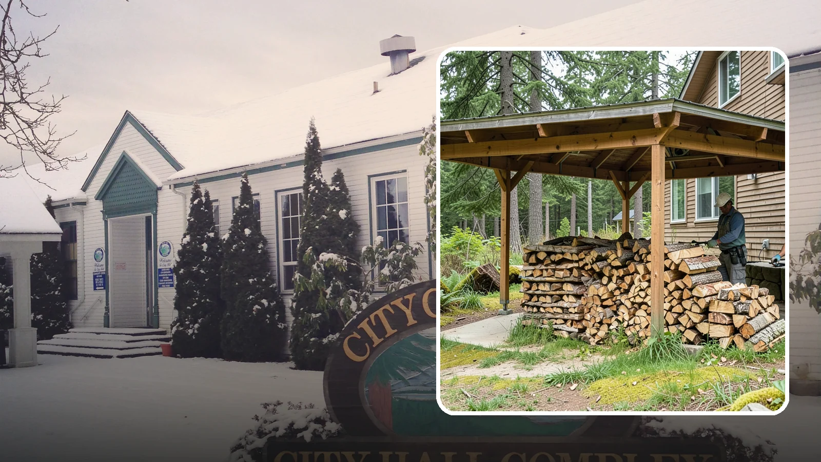 Outdoor Stacking in Pacific, King County, WA - We stack your delivered firewood outdoors in stable, well-ventilated rows built to season fast and stand up to PNW weather.