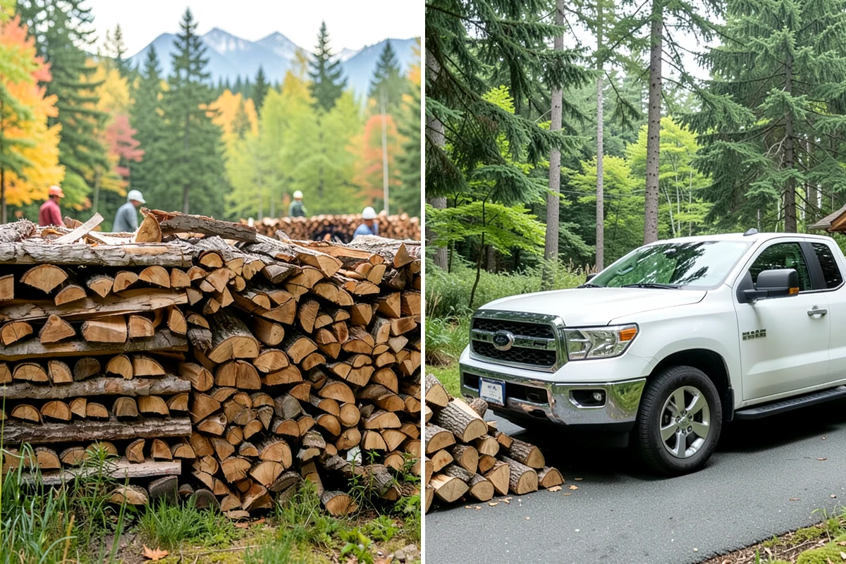 Outdoor Stacking in Pacific, King County, WA - Deliver the ordered volume to your chosen spot