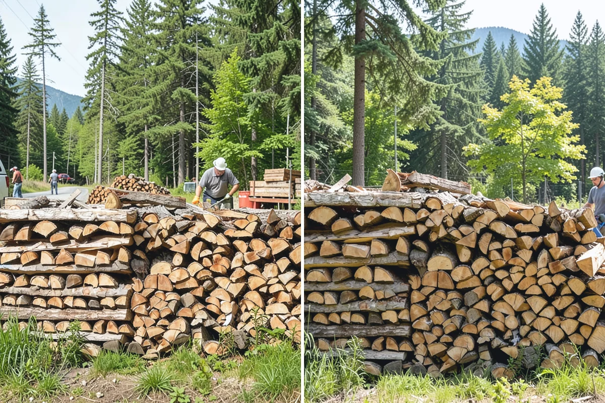 Outdoor Stacking in Renton, King County, WA - Deliver the ordered volume to your chosen spot
