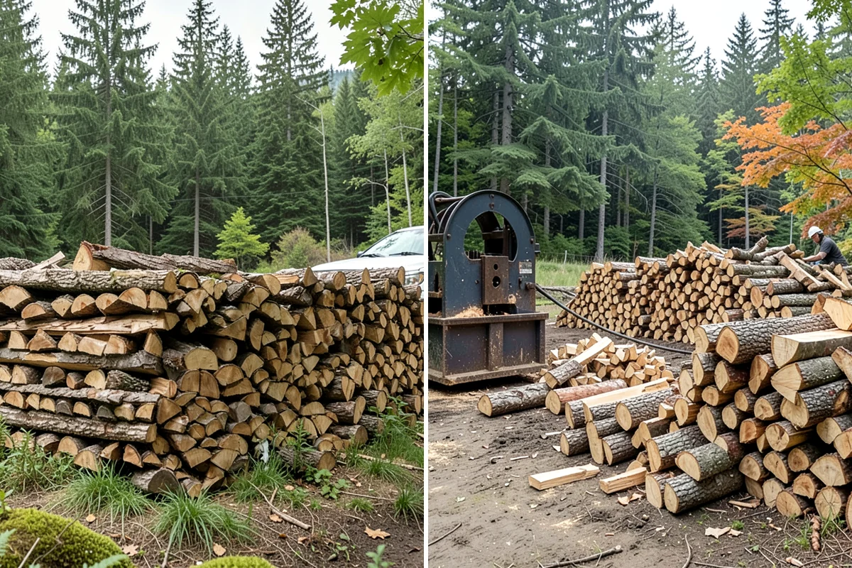 Outdoor Stacking in SeaTac, King County, WA - Deliver the ordered volume to your chosen spot